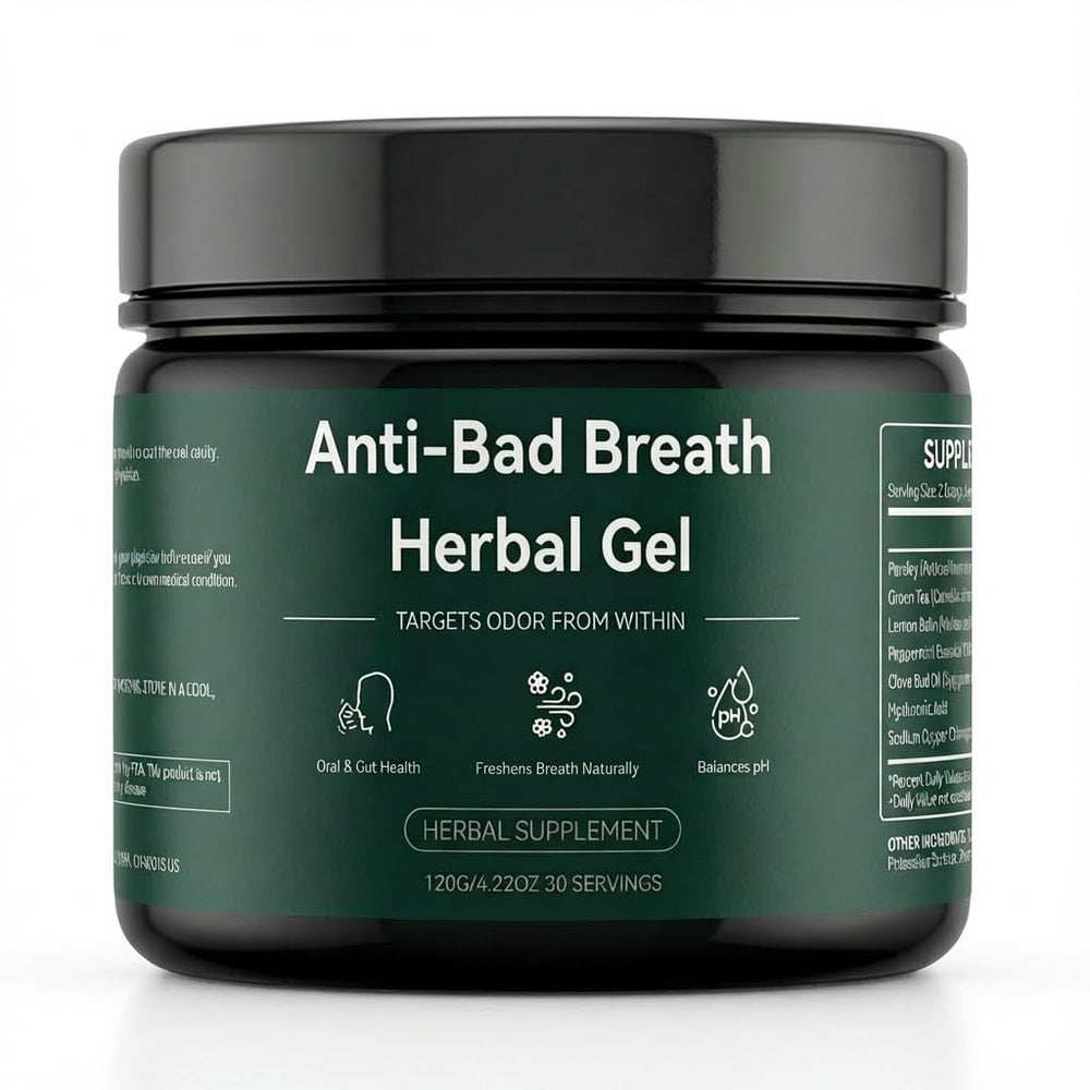 Megacephalus Anti-Bad Breath Gel packaging shows on-the-go convenience for daily freshness.