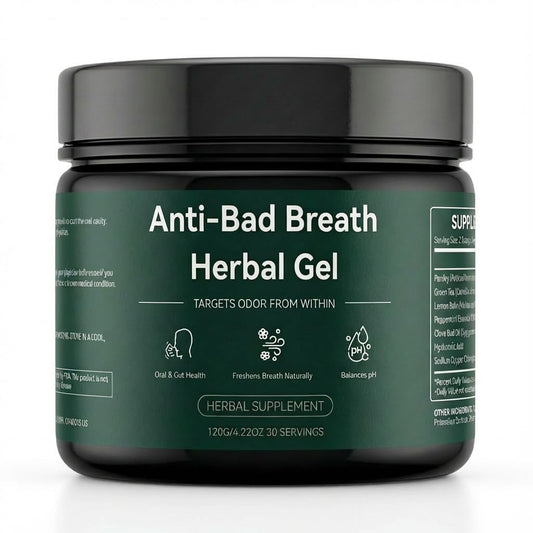 Megacephalus Anti-Bad Breath Gel packaging shows on-the-go convenience for daily freshness.