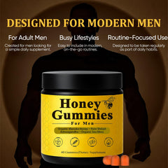 Megacephalus Honey Gummies for Men sea moss vegan formula.