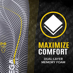 MEGAComfort all-day comfort fit showcase illustrates wearability for extended shifts.