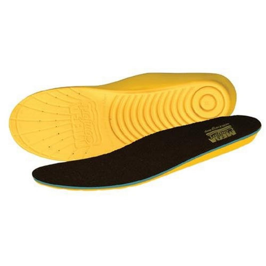 MEGAComfort PAMM1213 dual-layer memory foam insole for work footwear may reduce fatigue and improve comfort