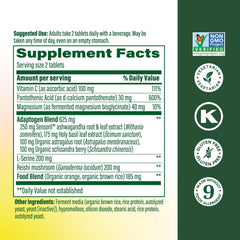MegaFood Adrenal Strength capsules close-up, easy daily wellness