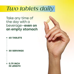 MegaFood bottle with water emphasizes daily ritual.