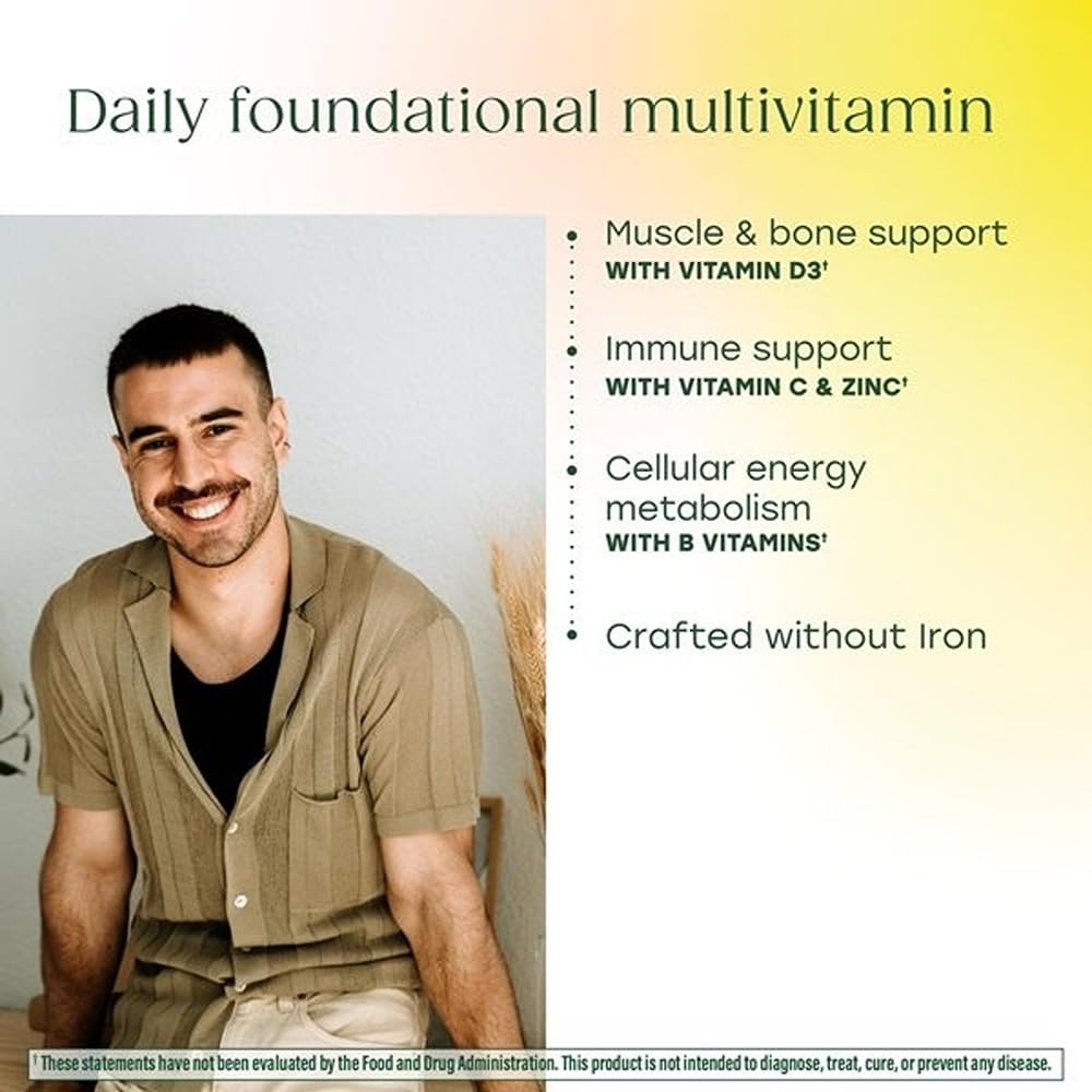 MegaFood One Daily Iron Free supports immune health with essential nutrients.