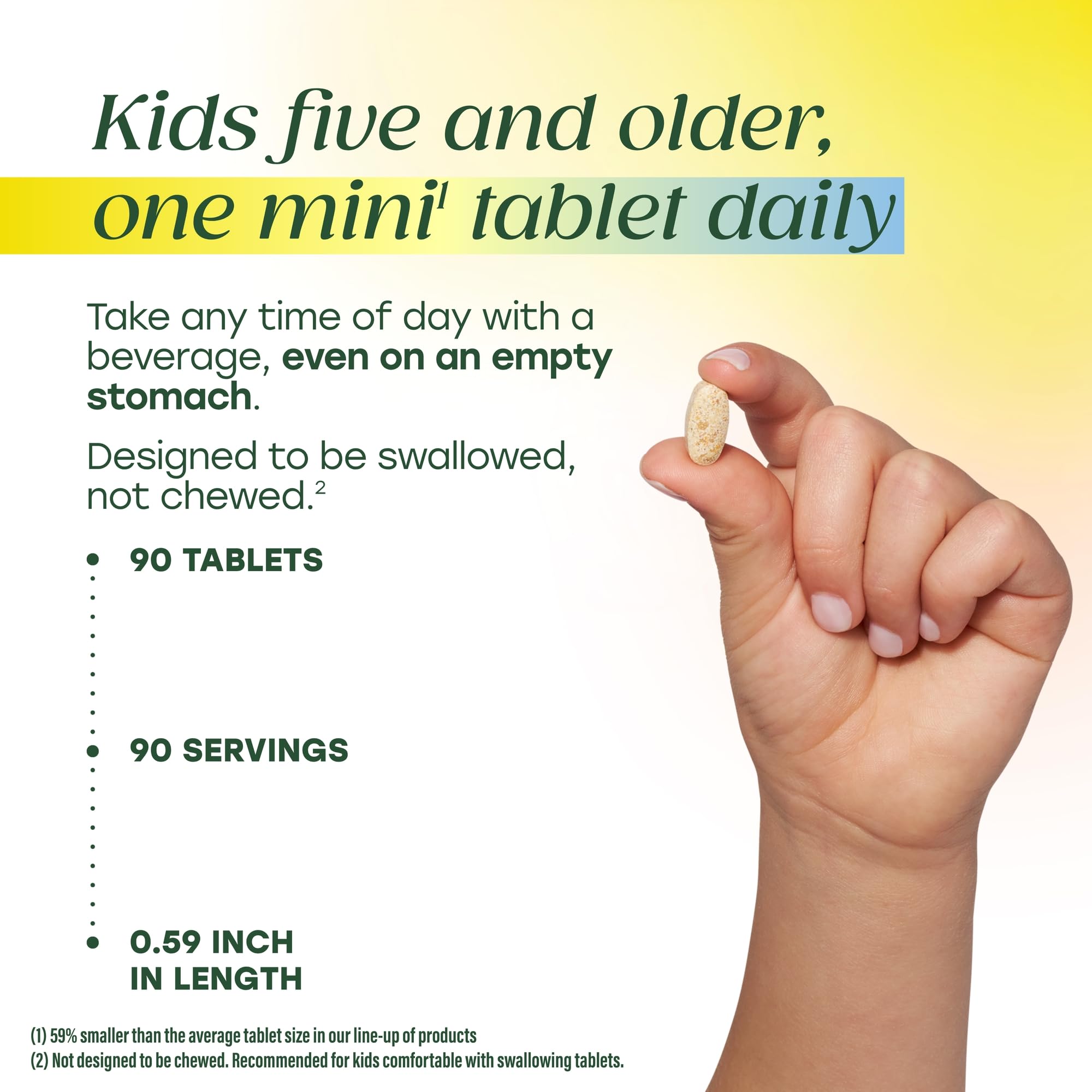 MegaFood Kids B Complex highlighting lemon balm and L-theanine