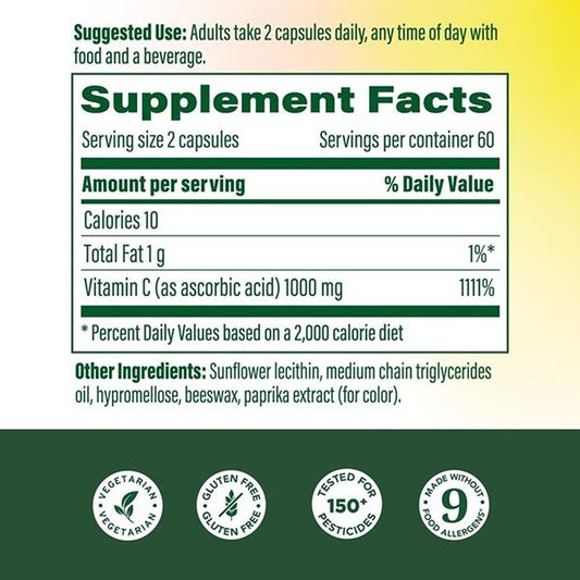 Close-up of MegaFood capsules emphasizing gentle stomach tolerance