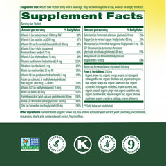 MegaFood Men 40+ bottle label close-up with nutritional support.