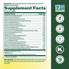 Pouring MegaFood Men 40+ tablets indicates a convenient daily routine.