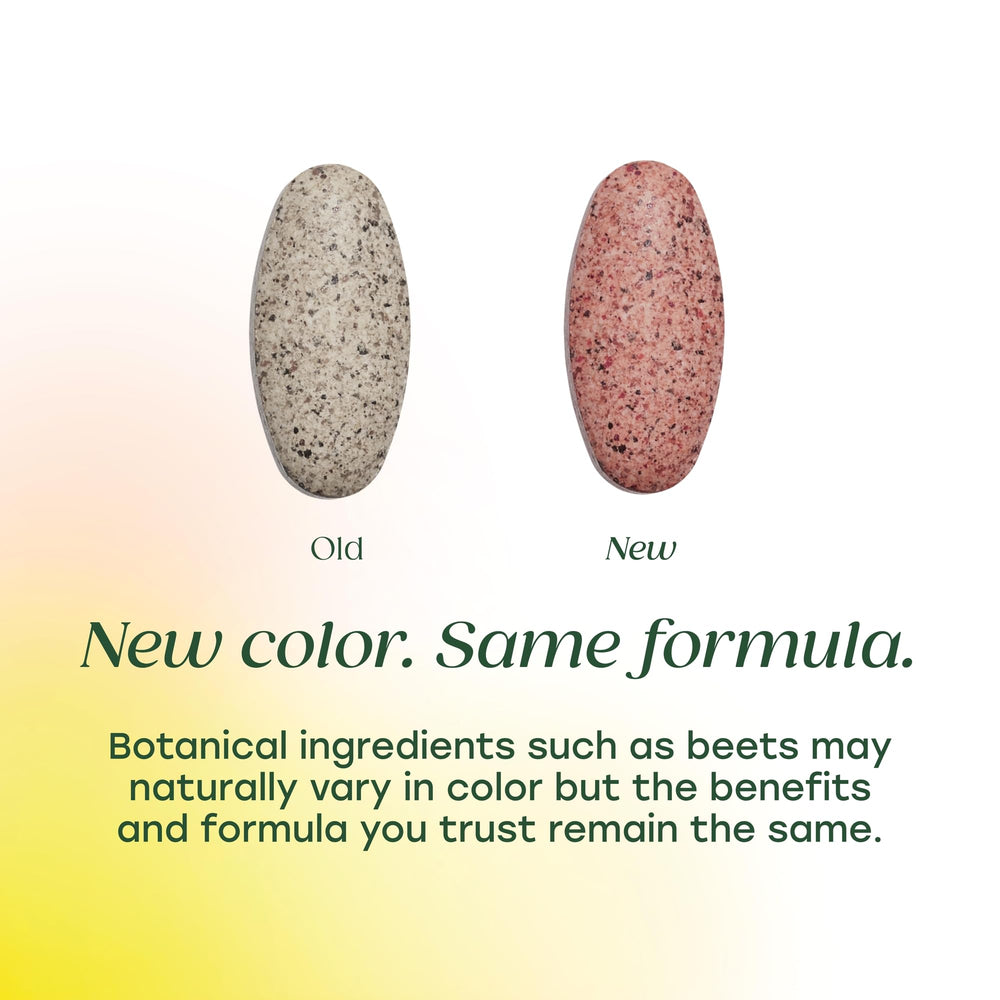 MegaFood broccoli ingredient shows natural sources in a methylated B complex.