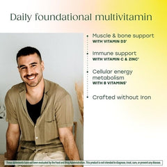 MegaFood One Daily Iron Free real food broccoli highlights nutrient-rich greens.
