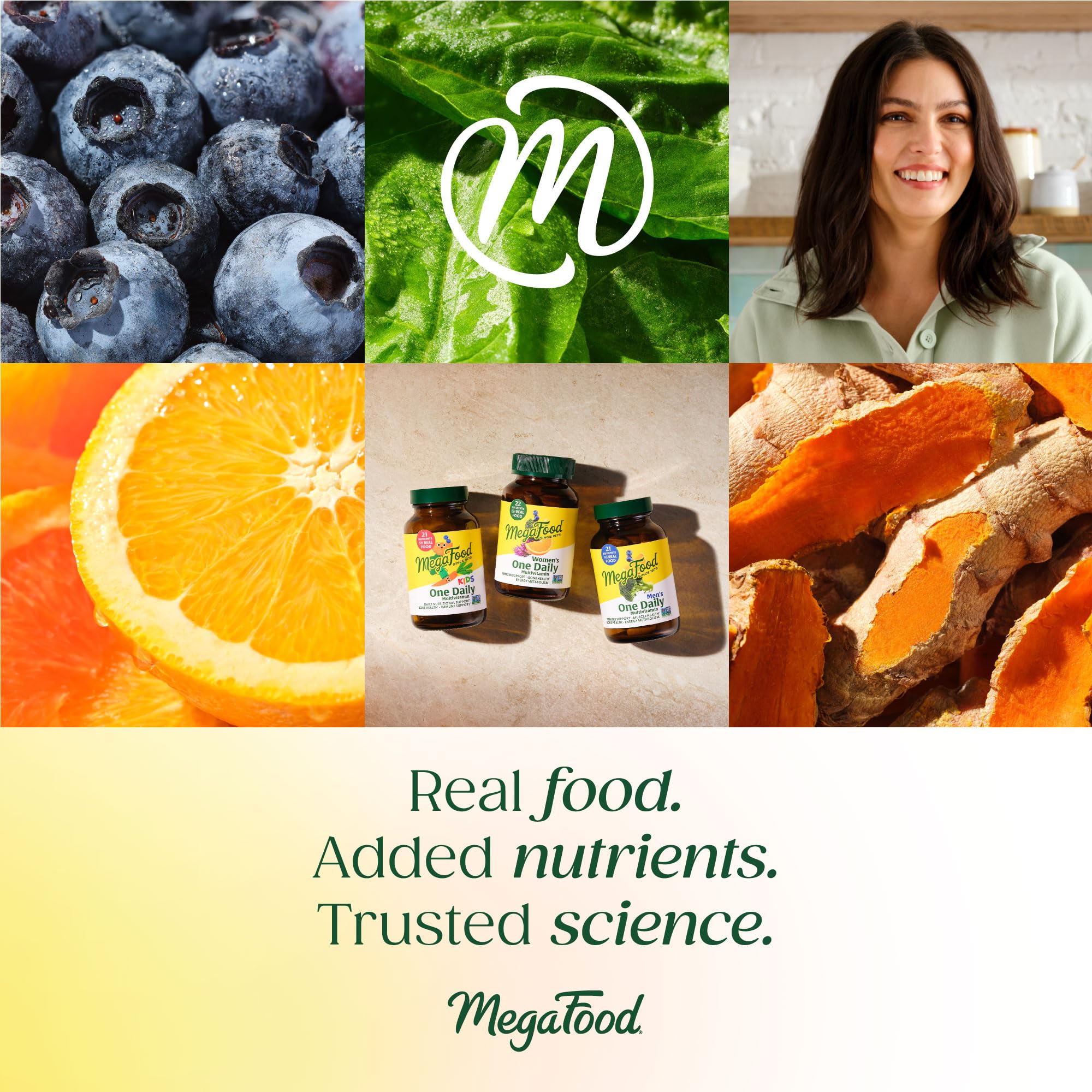 Kitchen scene with MegaFood One Daily Men's Multivitamin for daily wellness