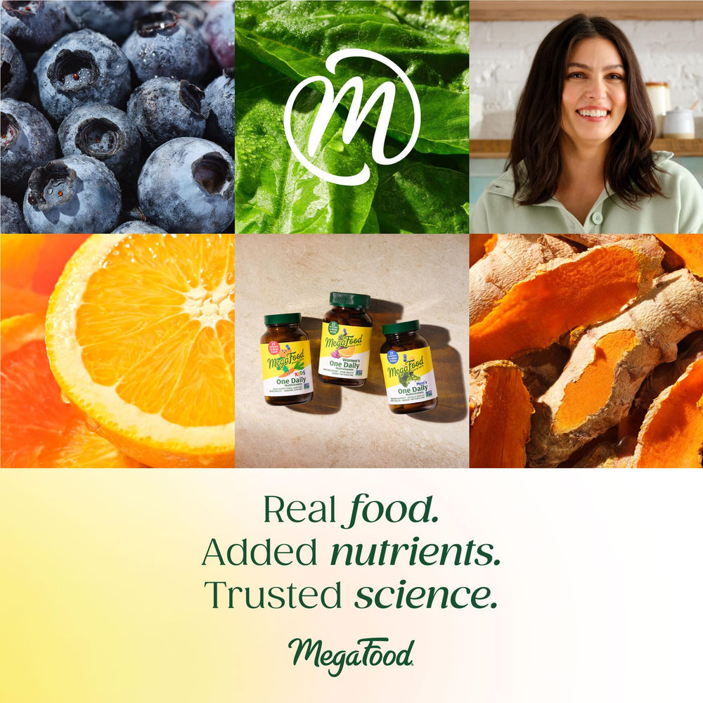 Kitchen scene with MegaFood One Daily Men's Multivitamin for daily wellness
