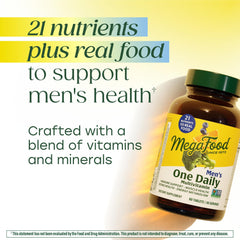 Real-food ingredients in MegaFood multivitamin featuring blueberries