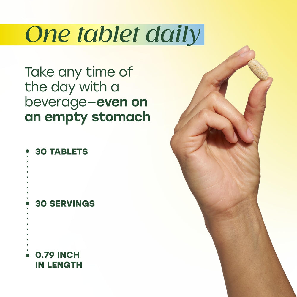 Broccoli visuals with MegaFood multivitamin signaling immune and bone wellness