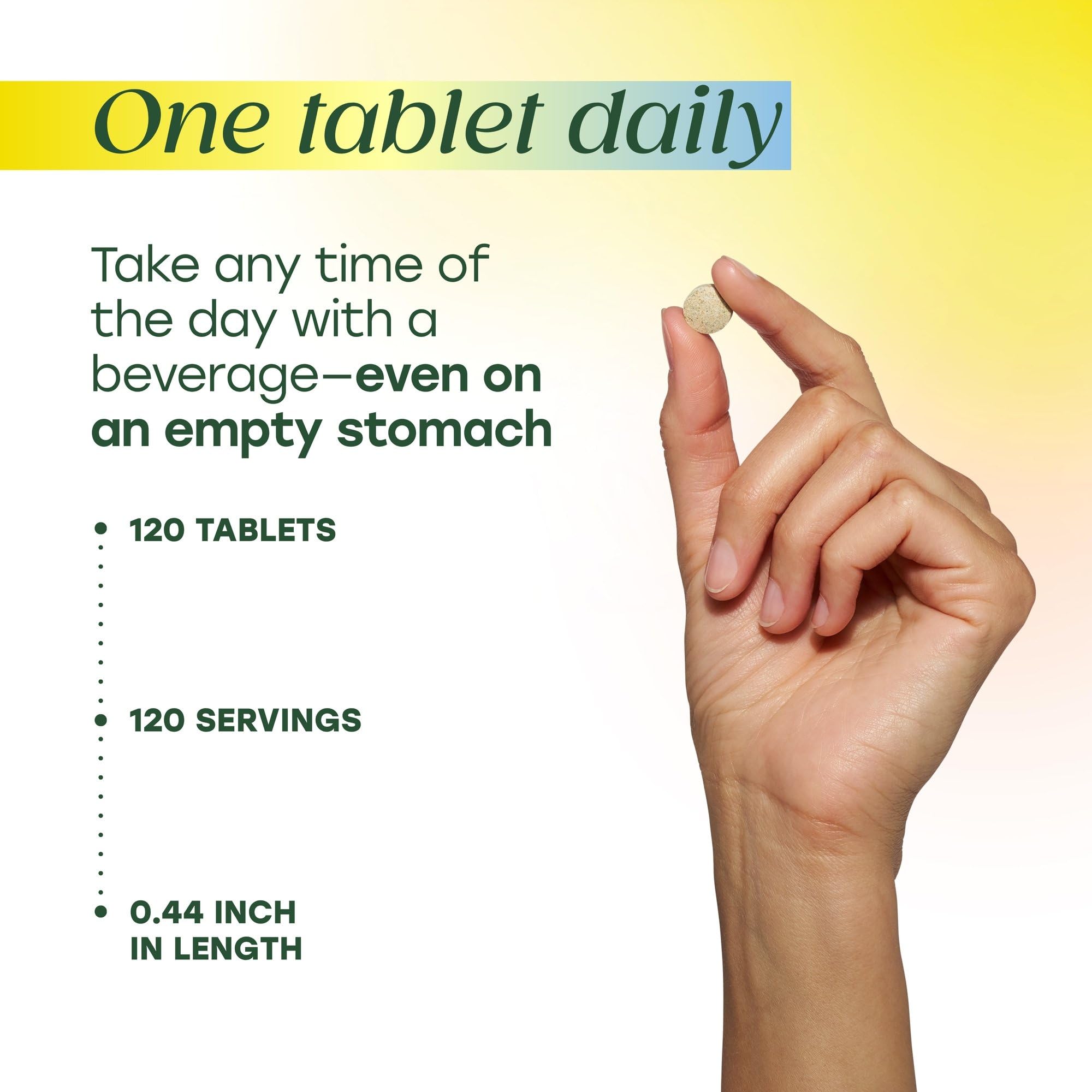 MegaFood taking zinc with water for an easy daily routine any time of day