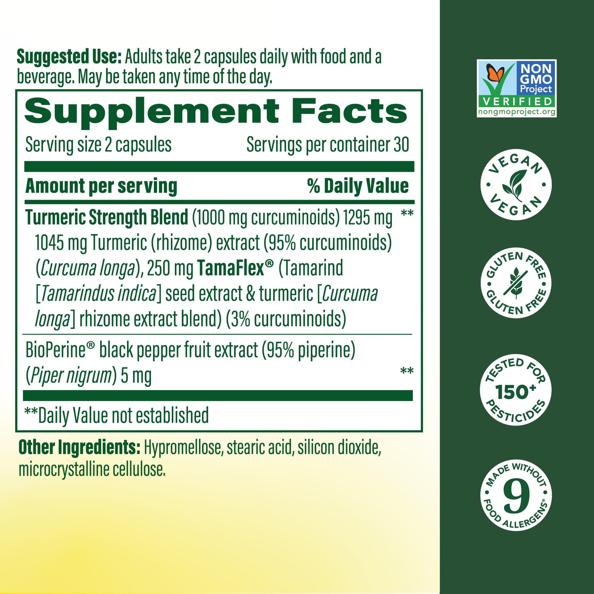 MegaFood Tamaflex blend illustration of tamarind and turmeric for joint comfort
