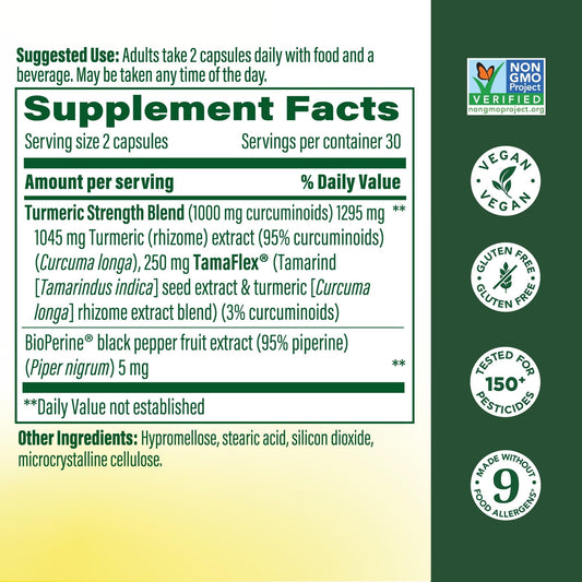 MegaFood Tamaflex blend illustration of tamarind and turmeric for joint comfort