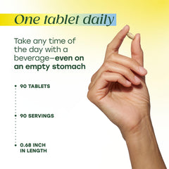 Vegetarian and non-GMO labeling on MegaFood Men 55+ bottle