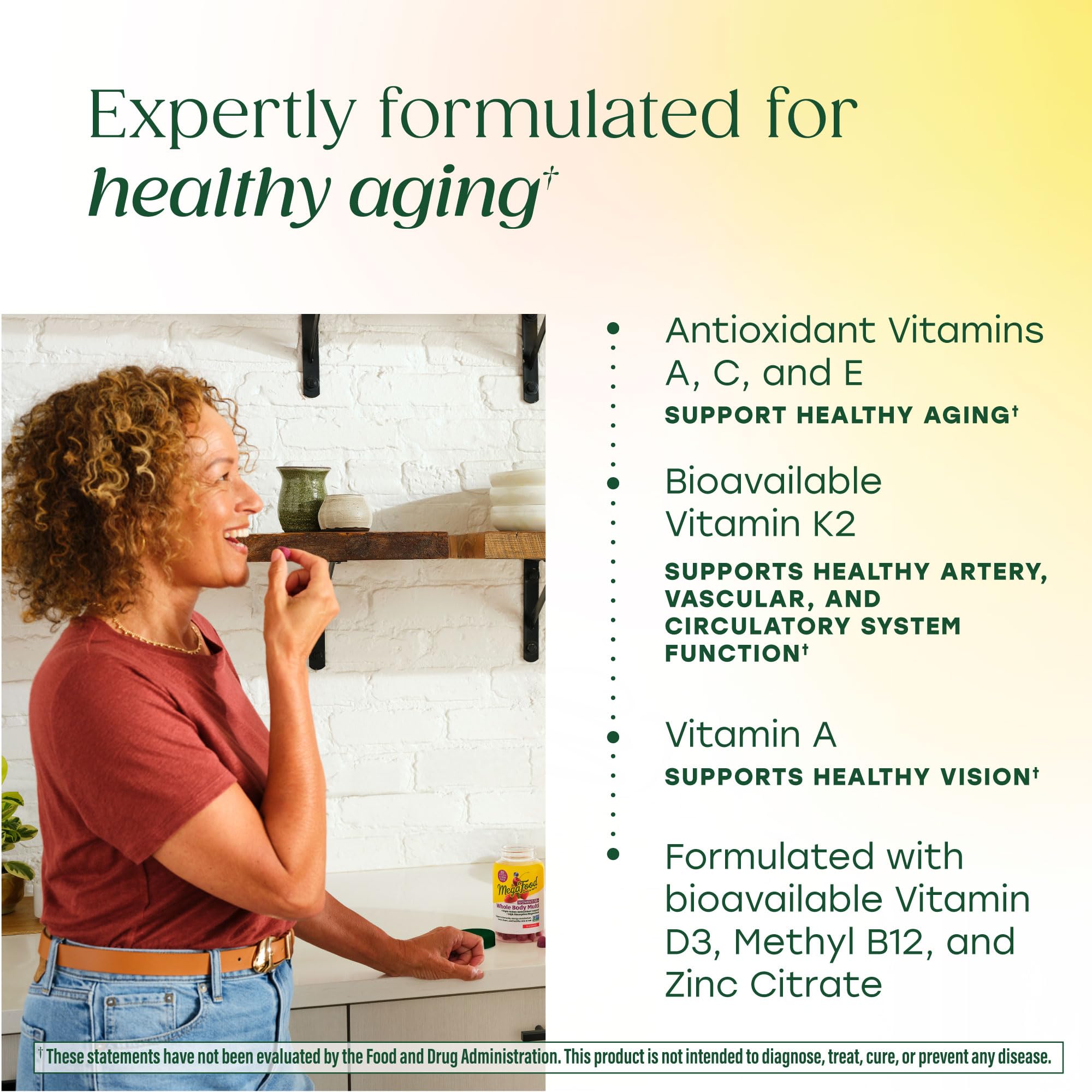 MegaFood vitamin D3 K2 bone health illustration