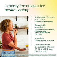 MegaFood vitamin D3 K2 bone health illustration