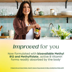 Real-food per serving graphic at 275 mg in MegaFood formula