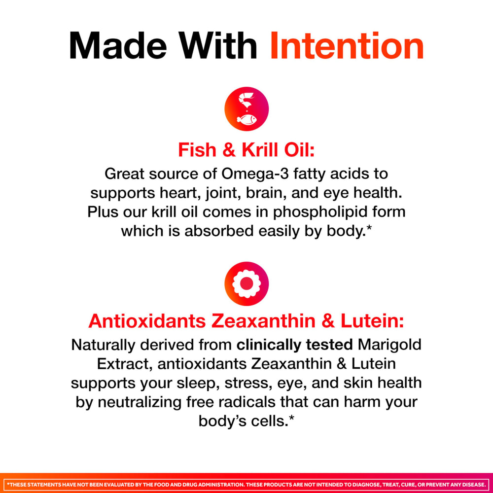 Bottle being poured into the hand with MegaRed Total Body + Refresh for a simple daily routine.