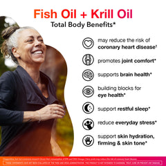 Closeup of MegaRed Total Body + Refresh softgels showing capsules designed for easy absorption.
