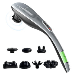 MEGAWISE handheld back massager with cordless design for convenient, on-the-go relief.