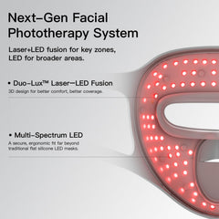 Megelin Duo-Lux LED panel emits 660nm and 1064nm light for versatile sessions