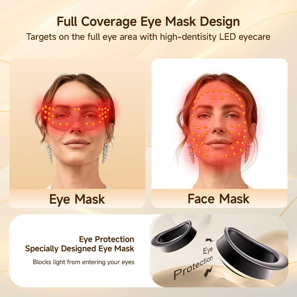 MEGELIN eye mask side view shows adjustable features for comfort.