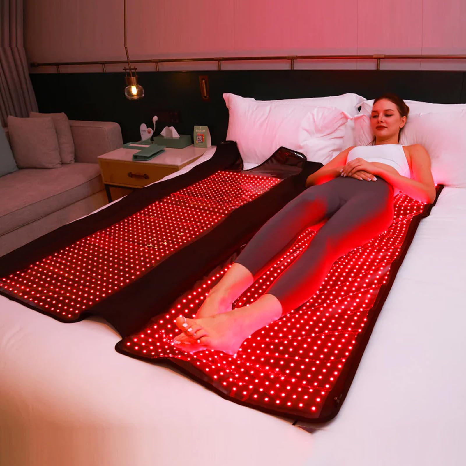 MEGELIN red infrared LED array provides broad light coverage.