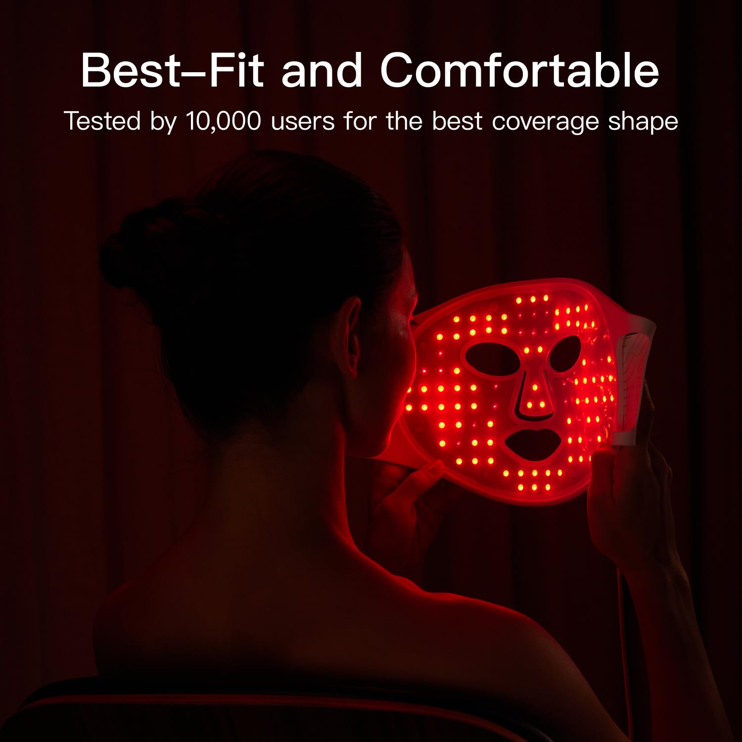MEGELIN Upgrade LED mask packaging shows compact, gift-ready box.