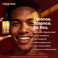 MEGNETA Candida Cleanse wormwood herb component for holistic detox