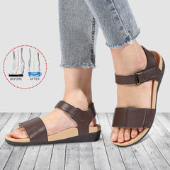 MEGNYA open-toe double-strap sandals with adjustable fit for all-day ease.