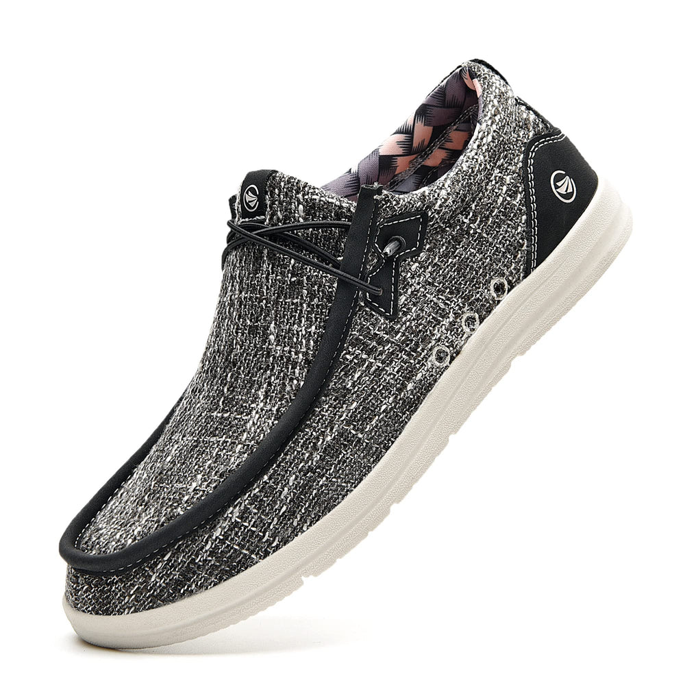 MEHOTO men's slip-on loafers with arch-support insole for comfortable all-day wear.