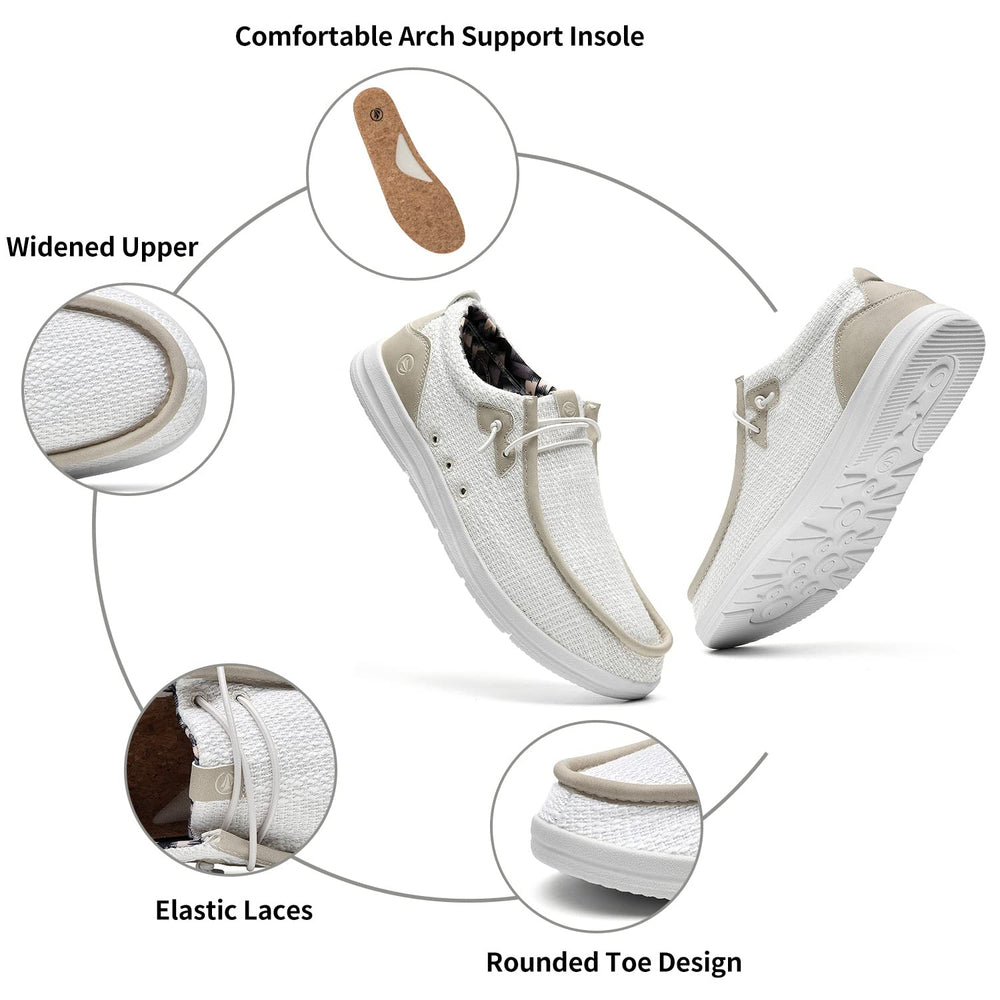 MEHOTO loafers non-slip sole offers better traction on wet surfaces.
