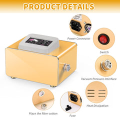 Meifuly digital touch panel offers intuitive control for adjustable suction and modes.
