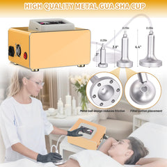 Meifuly gua sha head metal-1 enhances massage and facial cupping with smooth scraping.