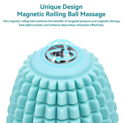 Meifuly massage ball shows three vibration modes for customizable deep-tissue relief.