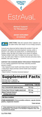 Melaleuca EstrAval capsules close-up suggesting menopausal support and natural relief.
