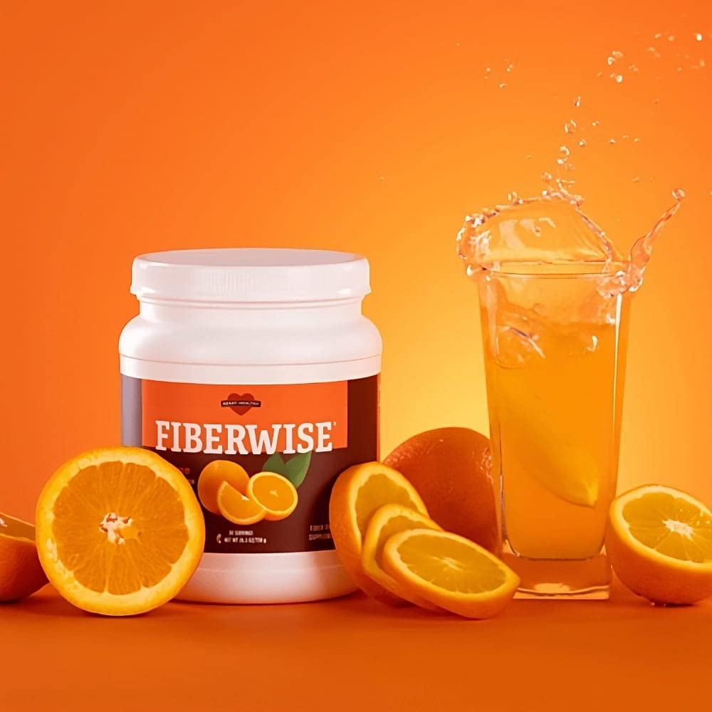 Melaleuca FiberWise Drink ingredients label close-up, emphasizing 7 natural fiber sources