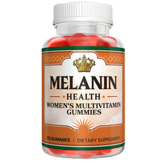 Melanin Health Women's Multivitamin Gummies bottle front for daily wellness