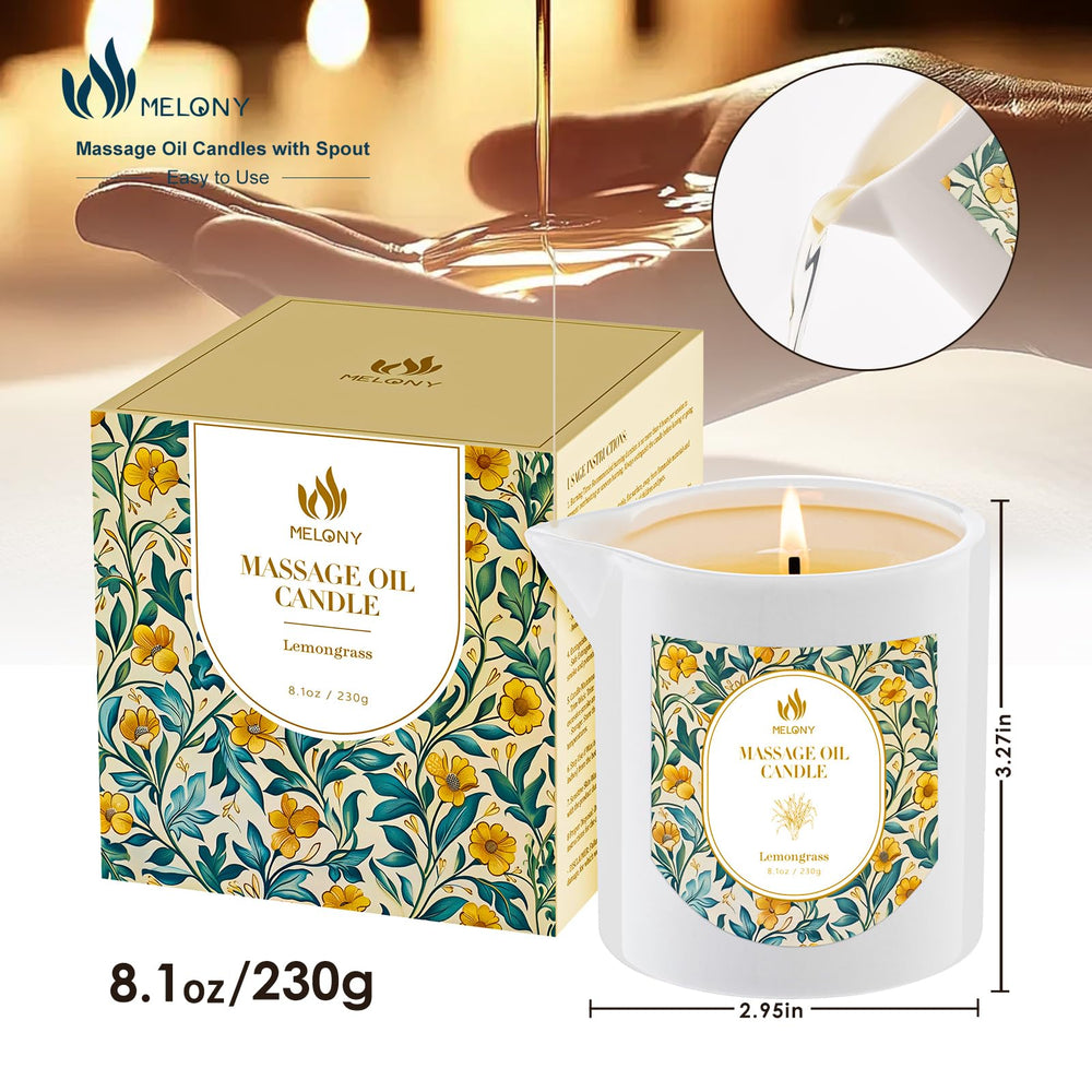 MELONY Premium essential oils scent enhances relaxation during self-care.