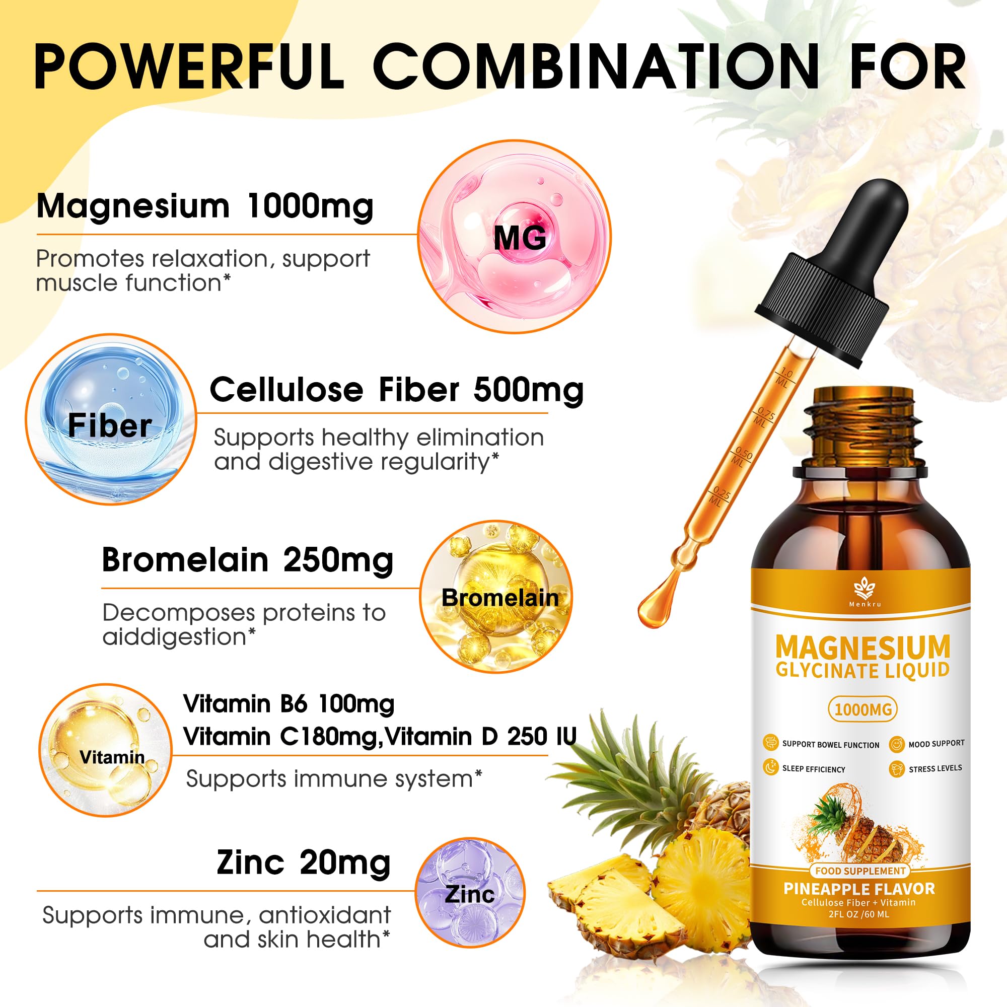 Menkru drops under tongue usage for fast absorption and daily support.