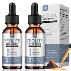Menkru Zeolite Drops bottle front, pure mineral formula for daily wellness