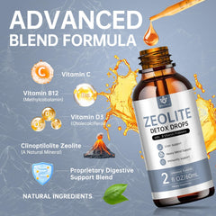 Menkru Zeolite Drops vegan and non-GMO packaging highlight