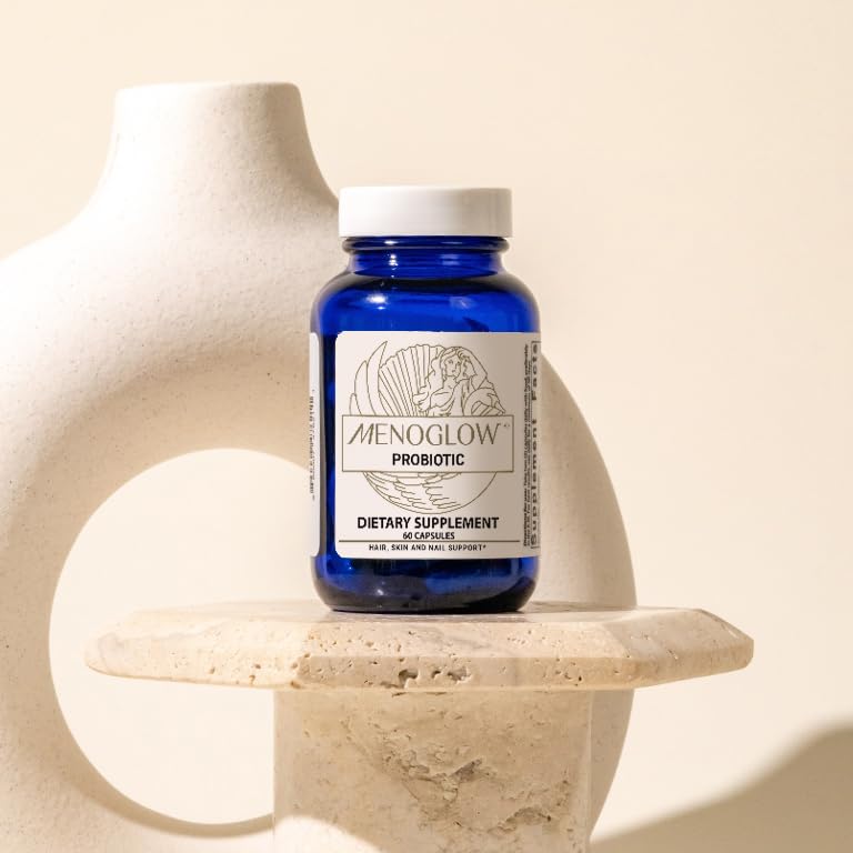 MENOLABS MenoGlow ingredients label details hyaluronic acid and vitamin C.
