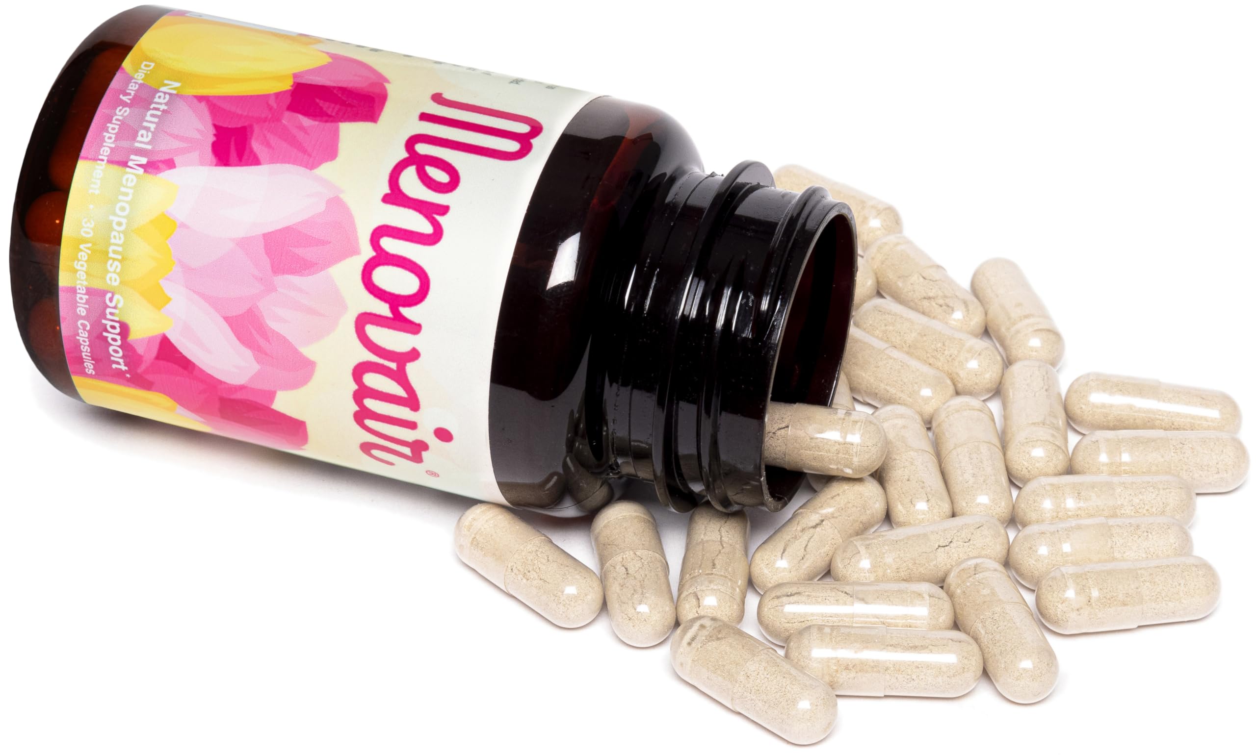 Menovair label view illustrating USA-made, GMP-certified production