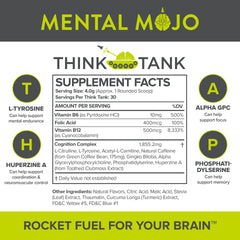 Mental Mojo kiwi strawberry pour captures a sugar-free nootropic drink for concentration.