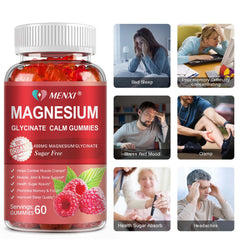 MENXI Magnesium Gummies evening routine shot for easier wind-down.